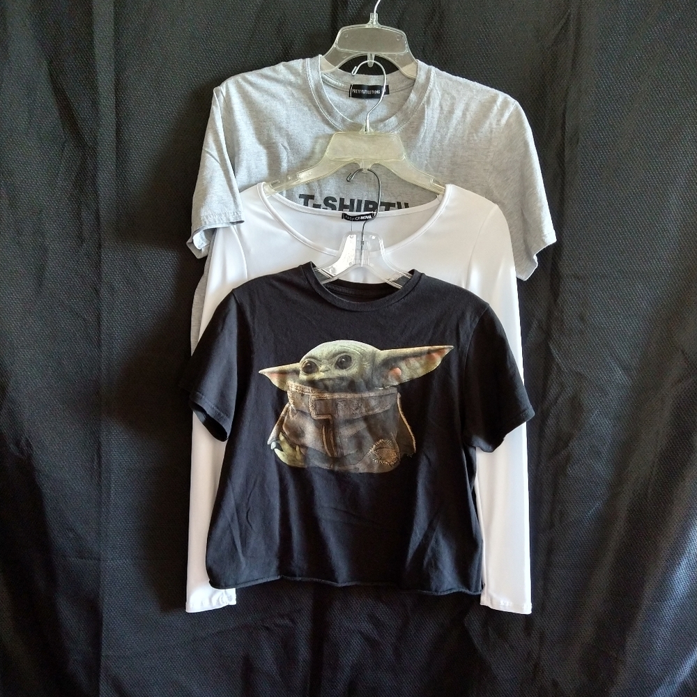 Crop tops tee shirts bundle size small medium